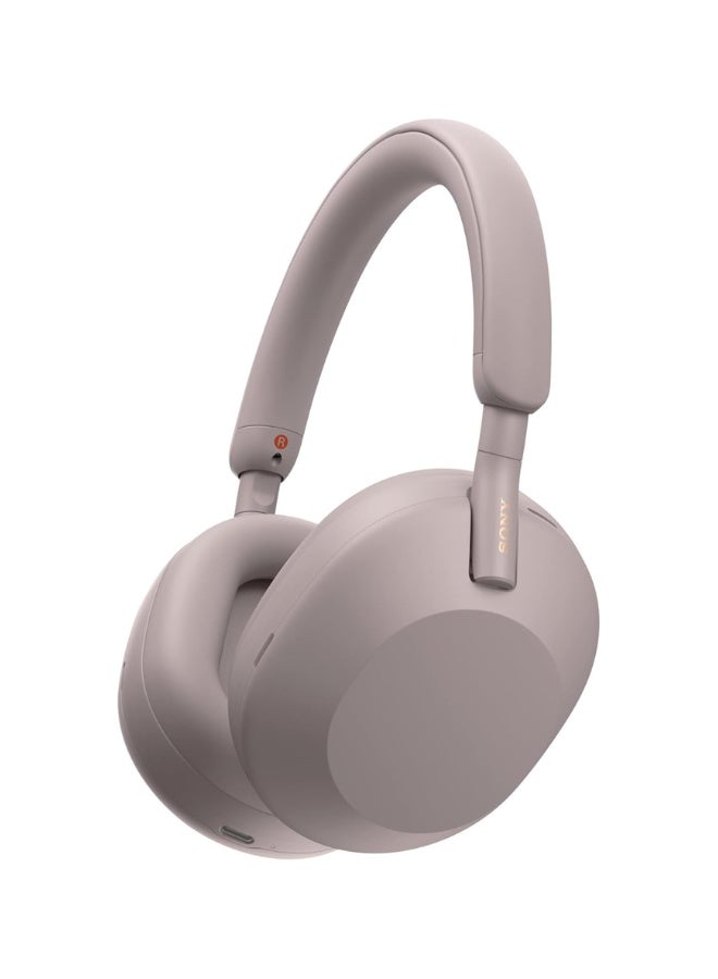 سوني WH-1000XM5 Wireless Noise Cancelling Headphones – Pink | Industry-Leading ANC | 30H Battery | Bluetooth 5.2 | Built-in Mic for Calls | Over-Ear Premium Design Pink - Image 1