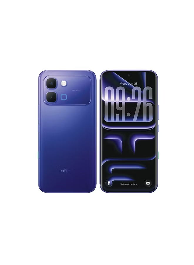 إنفينيكس نوت إيدج ثنائي الشريحة ستيلار بلو 8 جيجابايت 256 جيجابايت 5G - النسخة الشرق أوسطية مع ساعة XWatch H4 سوداء - Image 2
