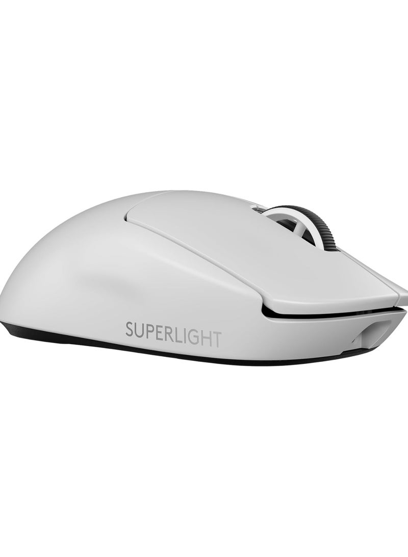 لوجيتيك Logitech G PRO X SUPERLIGHT 2 SE wireless gaming mouse, 60 g pro-grade mouse with 5 programmable buttons, 44K DPI sensor, 888+ IPS, 1 kHz report rate, USB-C charging for PC/Mac - White - Image 1