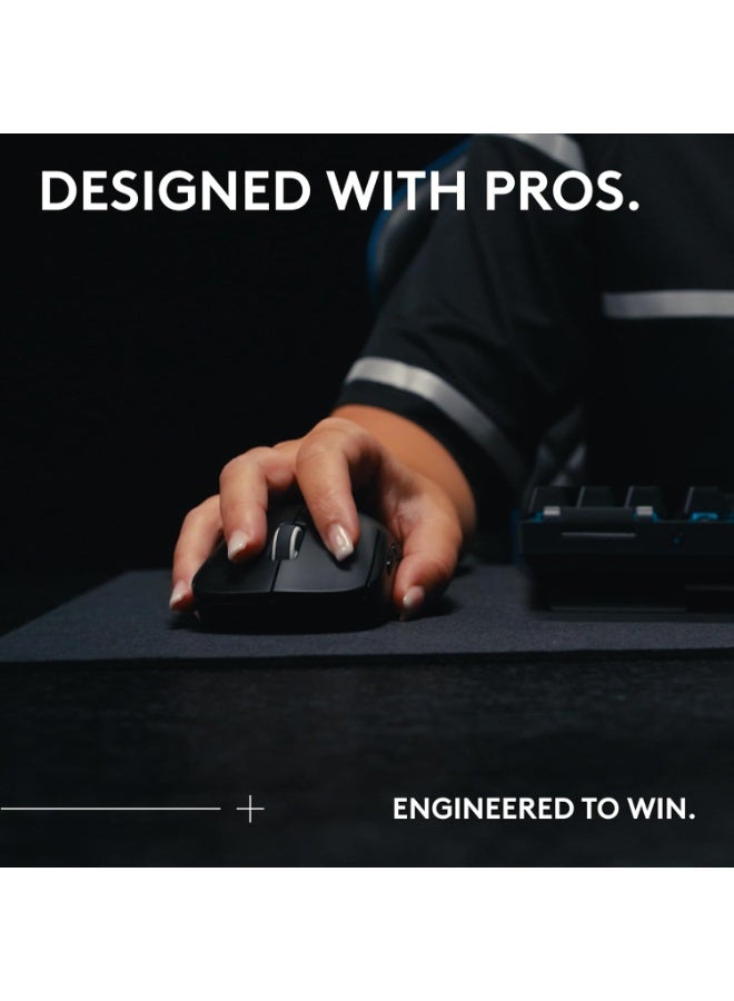 لوجيتيك Logitech G PRO X SUPERLIGHT 2 SE wireless gaming mouse, 60 g pro-grade mouse with 5 programmable buttons, 44K DPI sensor, 888+ IPS, 1 kHz report rate, USB-C charging for PC/Mac - White - Image 2