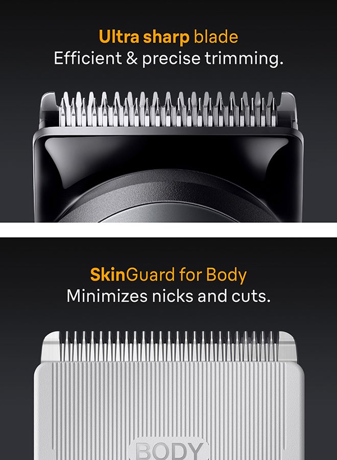 براون Series 5 All-in-One Grooming Kit, 11-in-1 Unlimited Head-to-Toe Styling - AIO 5560 Dark Grey 12.8 x 6.1 x 25.2cm - Image 3