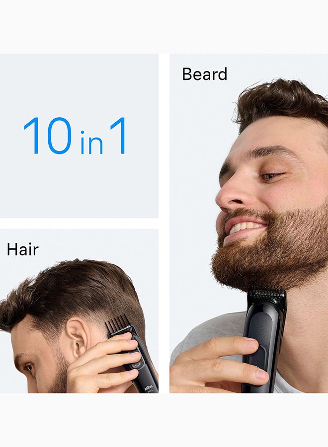 براون Series 3 All-in-One Grooming Kit, 10-in-1 Beard, Body & Hair Trimmer with 14 Length Settings, Easy & Fast Styling - AIO 3560 Black 13 x 6.1 x 25.2cm - Image 3