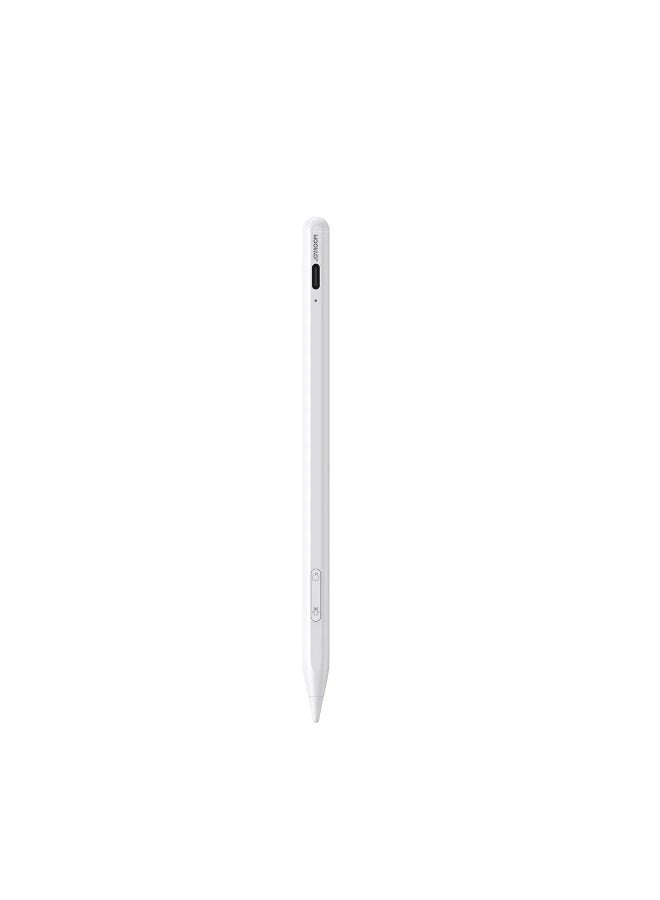 JOYROOM JR-K12 Pro Active Dual-Mode Stylus Pen (Including 2 Spare Nibs) - White - Image 1