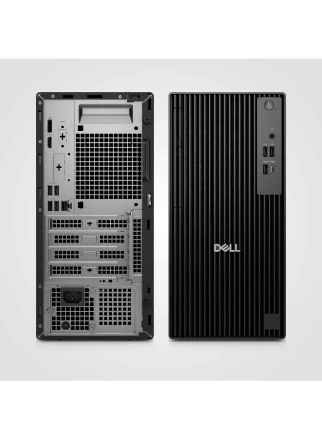 ديل Pro Tower QCT1250 Desktop – 14th Gen Intel® Core™ i7-14700 (20 cores, up to 5.3GHz / 16+16 32GB DDR5 RAM, 4800 MHz, 1TB SSD, Windows 11 Pro, Intel UHD Graphics, Wi-Fi 6E, BT,  Keyboard & Mouse Black english black - Image 5