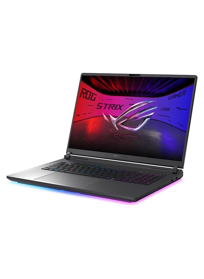 أسوس ROG Strix G18 Gaming Laptop, 18" WQXGA 240Hz IPS Display, Intel Core Ultra 9 275HX, 32GB DDR5 RAM, 2TB SSD, NVIDIA GeForce RTX 5070 Ti 12GB, RGB Backlit ENG Keyboard, Win 11 English Eclipse Grey - Image 4