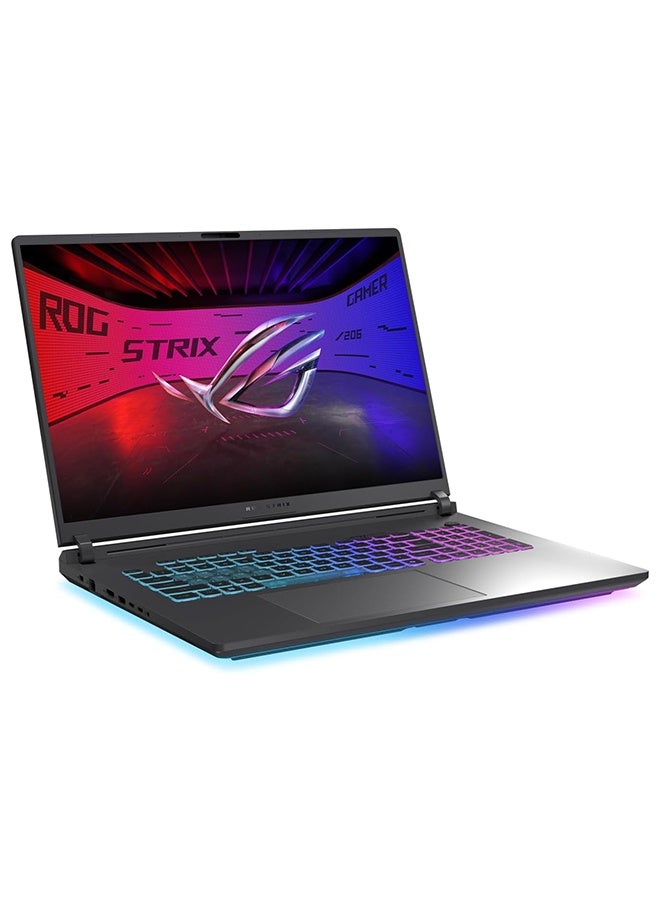 أسوس ROG Strix G18 Gaming Laptop, 18" WQXGA 240Hz IPS Display, Intel Core Ultra 9 275HX, 32GB DDR5 RAM, 2TB SSD, NVIDIA GeForce RTX 5070 Ti 12GB, RGB Backlit ENG Keyboard, Win 11 English Eclipse Grey - Image 2