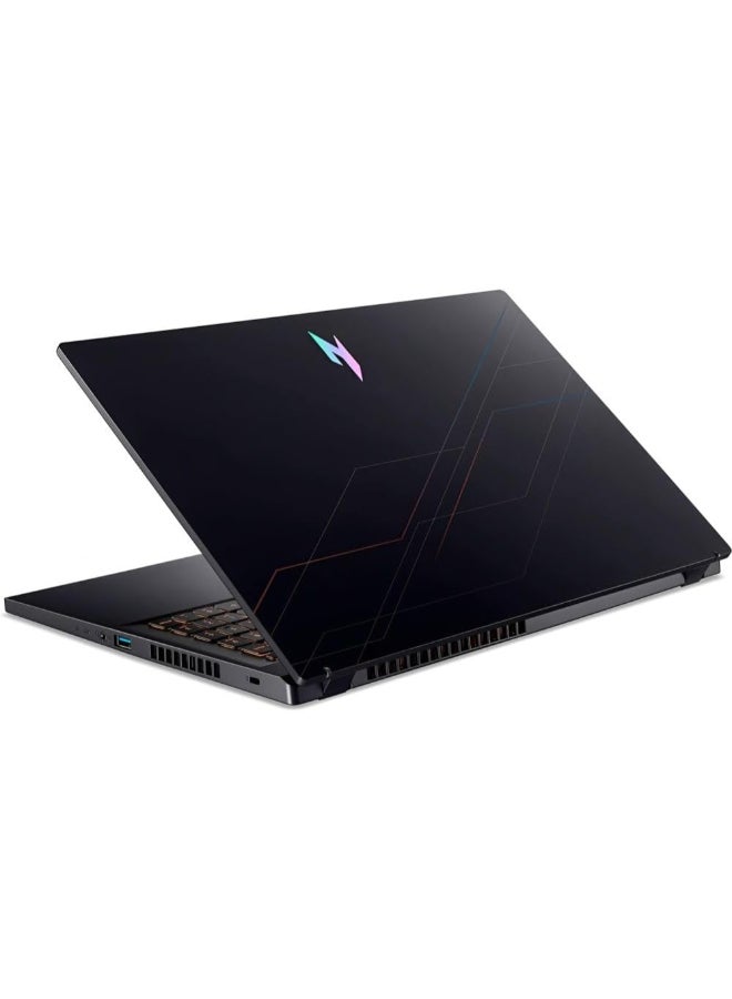 أيسر لابتوب الألعاب نيترو V15 ANV15 مع شاشة 15.6 بوصة FHD IPS بتردد 165 هرتز، معالج Core i5-13420H، 32 جيجابايت RAM DDR4، 1 تيرابايت SSD، بطاقة رسومات Nvidia RTX 5050 بسعة 8 جيجابايت، ويندوز 11، لوحة مفاتيح إنجليزية، أسود أوبسيديان - Image 2