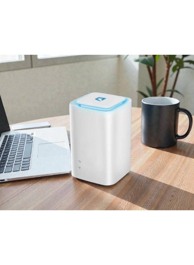 Mobily 4G LTE Cat4 | Download speed: Up to 150 Mbps - Upload speed: Up to 50 Mbps (2.4 GHz only) | Connected Up to 32 devices | Micro-Sim Slot |  "Supports MOBILY Network Only" -E5180s - 926 - White - Image 4