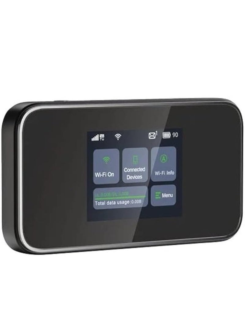 موبايلي سويالينك - واي فاي موبايل 5G 6 | سرعة 5G فائقة - 2.4 جيجاهرتز و 5 جيجاهرتز | مع شاشة تعمل باللمس | بطارية قابلة للشحن 5000 مللي أمبير - تدوم طويلاً | سرعة التنزيل: تصل إلى 3.0–3.4 جيجابت في الثانية | دعم جميع الشبكات (STC, موبايلي, زين) | SRT873 - - Image 1