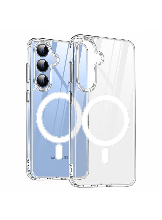 MARGOUN Magsafe Clear TPU Case for Samsung Galaxy S26 Plus with Bumper Reinforced Corners -Shock Protection- Clear clear - Image 4