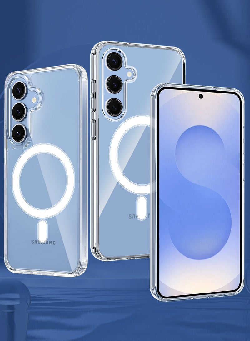 MARGOUN Magsafe Clear TPU Case for Samsung Galaxy S26 Plus with Bumper Reinforced Corners -Shock Protection- Clear clear - Image 3