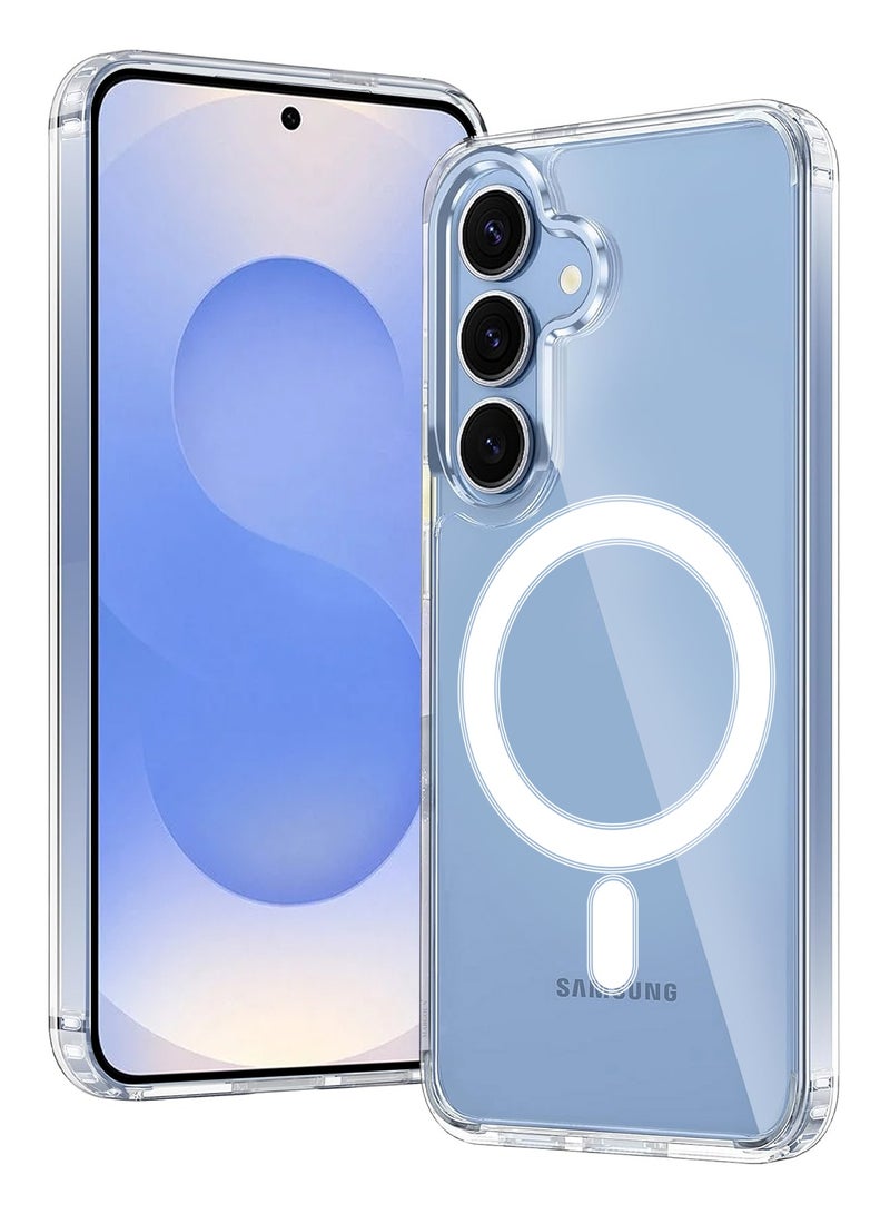 MARGOUN Magsafe Clear TPU Case for Samsung Galaxy S26 Plus with Bumper Reinforced Corners -Shock Protection- Clear clear - Image 2