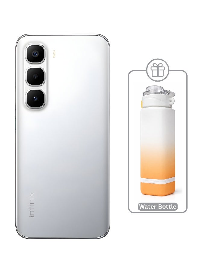 Infinix Hot 60 Pro+ Dual SIM Titanium Silver 8+8GB RAM 256GB 4G + Infinix Water Bottle - Middle East Version - Image 1