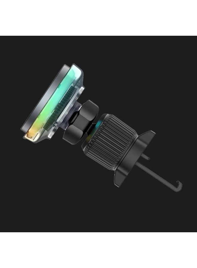 WIWU Aurora Wireless Car Charger CH-324 Qi 2.0 - Black - Image 3