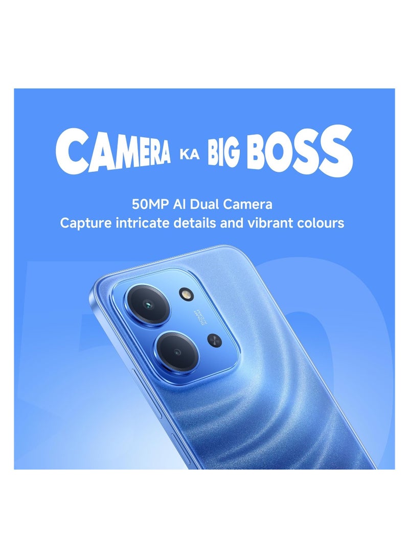 Xiaomi Redmi 15C 5G (Moonlight Blue, 4GB RAM, 128GB Storage) | MediaTek Dimensity 6300 5G Processor | 6000mAh Battery with 35W Fast Charging | 50MP AI Dual Camera | 120Hz Display | With Adapter - Image 4