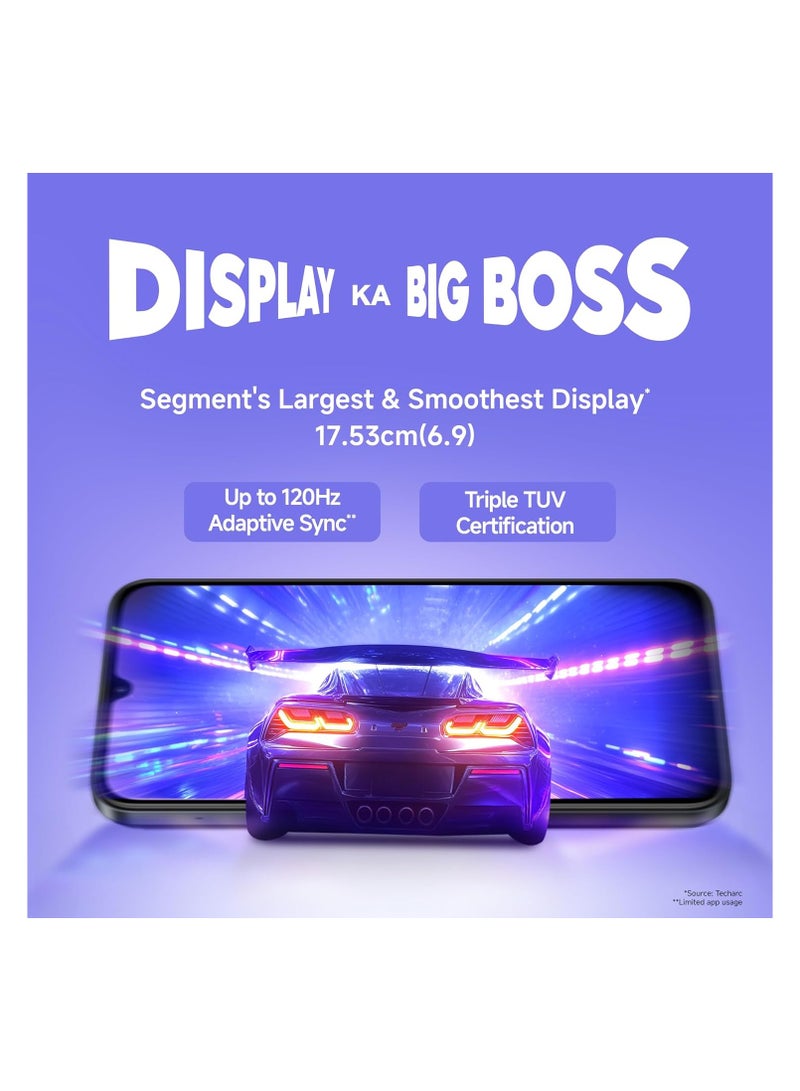 Xiaomi Redmi 15C 5G (Moonlight Blue, 4GB RAM, 128GB Storage) | MediaTek Dimensity 6300 5G Processor | 6000mAh Battery with 35W Fast Charging | 50MP AI Dual Camera | 120Hz Display | With Adapter - Image 5