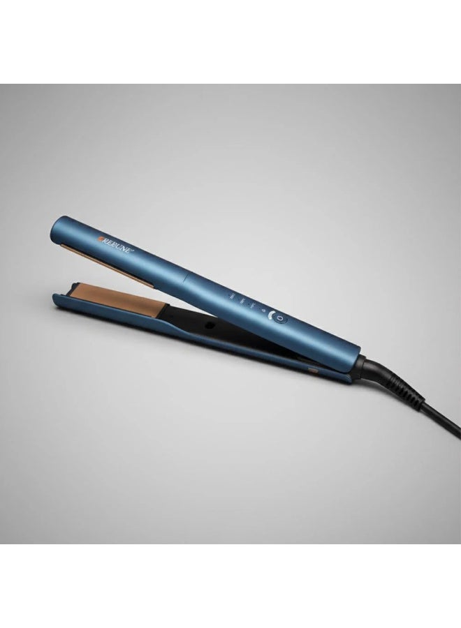 REBUNE Hot Air Hair Straightener Blue Color- RE-2175 - Image 3
