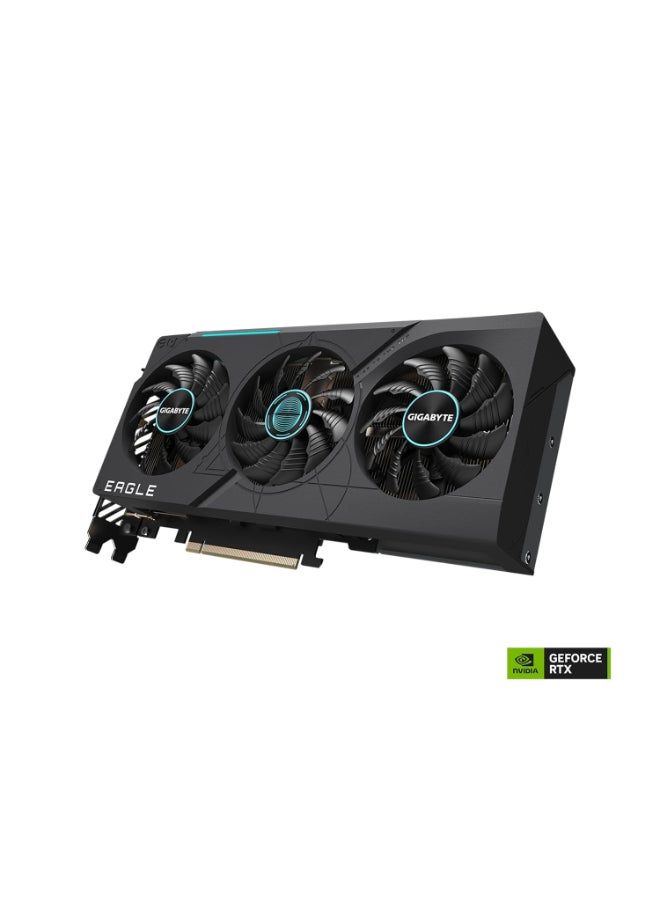 GIGABYTE GeForce RTX 4070 Eagle OC 12G Graphics Card, 3X WINDFORCE Fans, 12GB 192-bit GDDR6X, GV-N4070EAGLE OC-12GD Video Card - Image 3