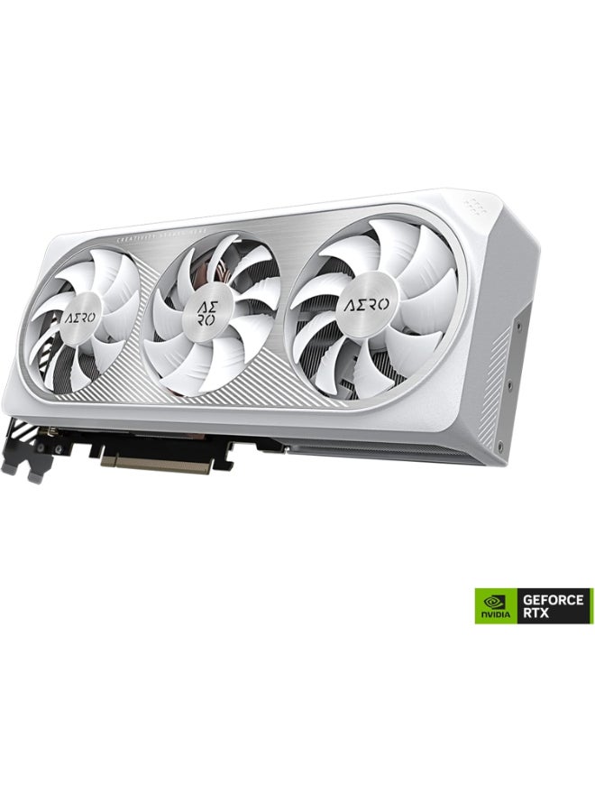 GIGABYTE GeForce RTX 4070 Ti AERO OC V2 12G Graphics Card, 3X WINDFORCE Fans, 12GB 192-bit GDDR6X, GV-N407TAERO OCV2-12GD Video Card - Image 2