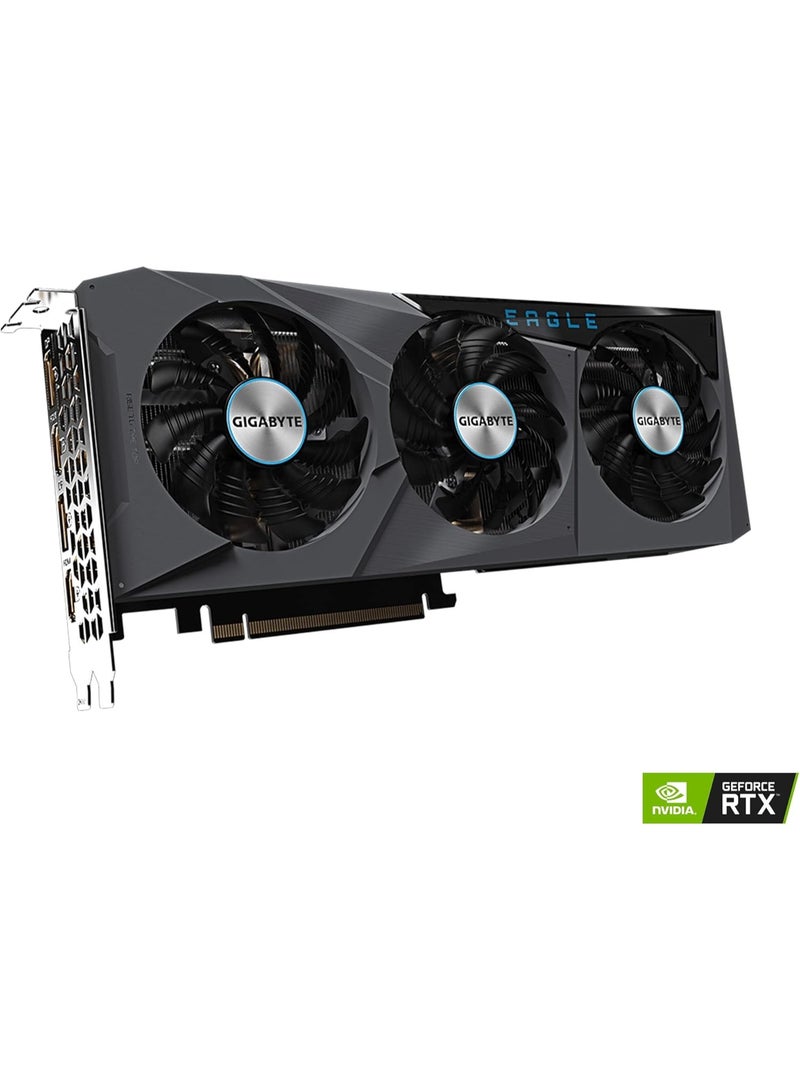 GIGABYTE GeForce RTX 3060 Ti Eagle OC D6X 8G Graphics Card, 3X WINDFORCE Fans, 8GB 256-bit GDDR6X, GV-N306TXEAGLE OC-8GD Video Card - Image 3