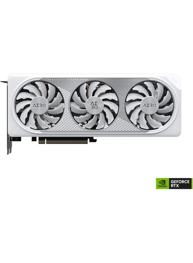 GIGABYTE GV-N406TAERO OC-8GD GeForce RTX 4060 Ti AERO OC 8G Graphics Card, 3X WINDFORCE Fans, 8GB 128-bit GDDR6, Video Card - Image 2
