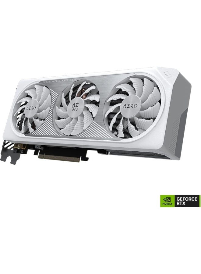 GIGABYTE GV-N406TAERO OC-8GD GeForce RTX 4060 Ti AERO OC 8G Graphics Card, 3X WINDFORCE Fans, 8GB 128-bit GDDR6, Video Card - Image 4