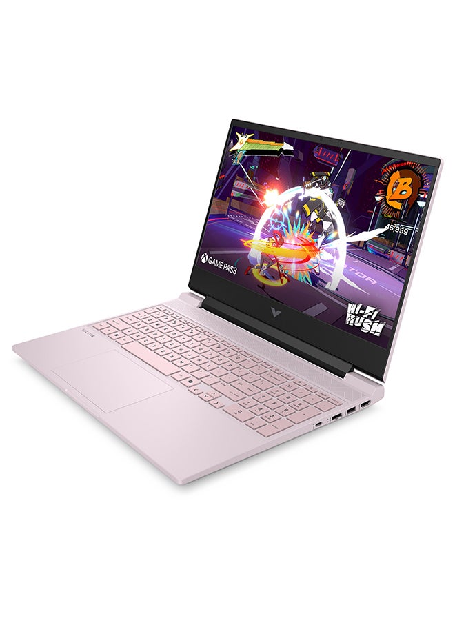HP Victus 15-fa2010nx Gaming Laptop With 15.6 Inch Full HD (1920x1080) Display, Core i5-13420H Processor/16GB RAM DDR5/512GB SSD/Windows 11 Home/ English/Arabic Powder Pink - Image 2