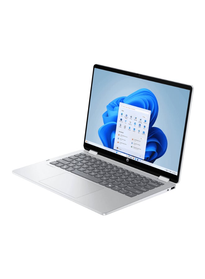 HP لاب توب OmniBook 5 AI 16-af1001nx بشاشة 16 بوصة بدقة 2K WUXGA (1920x1200)، معالج Core Ultra 7 255U، ذاكرة وصول عشوائي 24 جيجابايت DDR5، قرص صلب SSD بسعة 1 تيرابايت، نظام التشغيل Windows 11 Home، يدعم اللغتين الإنجليزية والعربية، لون فضي الإنجليزية/العربية - Image 5