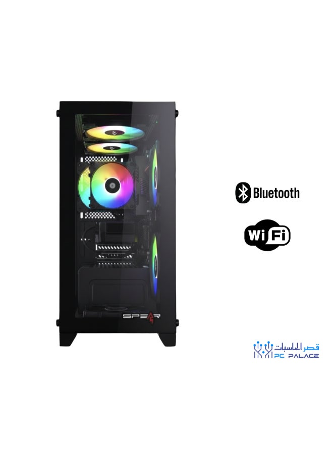 قصر الحاسبات كمبيوتر ألعاب مع معالج إنتل كور i5-12400F/16 جيجابايت ذاكرة DDR4/1 تيرابايت SSD M.2/6 جيجابايت Nvidia GeForce RTX 3050/ويندوز 11 برو - Image 3
