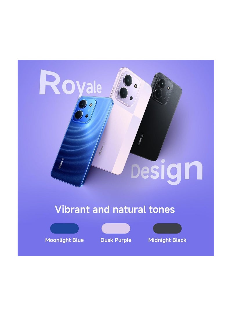 Xiaomi Redmi 15C 5G (Dusk Purple, 6GB RAM, 128GB Storage) | MediaTek Dimensity 6300 5G Processor | 6000mAh Battery with 35W Fast Charging | 50MP AI Dual Camera | 120Hz Display | With Adapter | Indian Version - Image 3