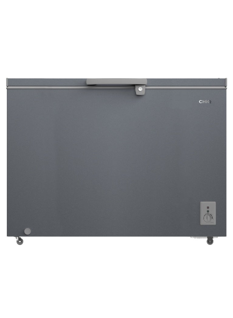 تشيك ثلاجة تجميد CHIQ، 299 لتر، 10.6 قدم مكعب، رمادي داكن - CCF381W - Image 1
