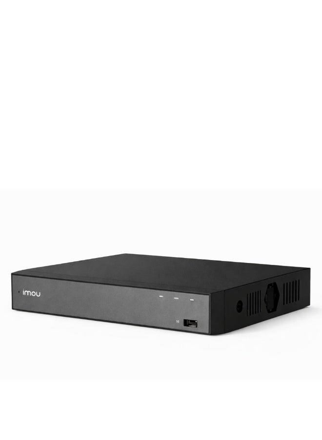 IMOU NVR-N110-8A0E 10-Channel PoE Network Video Recorder, H.265/H.264, 4K HDMI & VGA Output, Smart IP Camera Recording, ONVIF Support, IMOU Life App, Up to 16TB HDD Black - Image 1