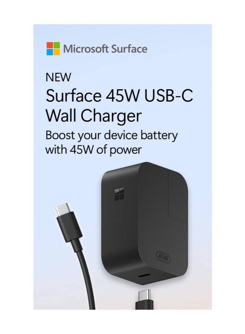 Microsoft Surface 45W USB-C Power Supply black - Image 2