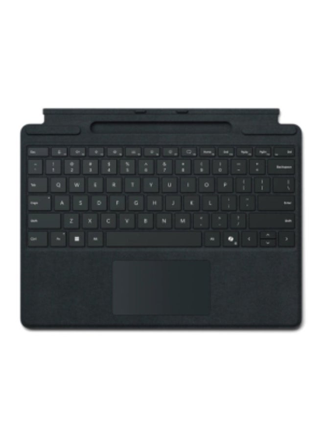 Surface Pro 13-inch Keyboard with Slim Pen compatible with 11th Edition, Copilot key, Arabic English keys Black