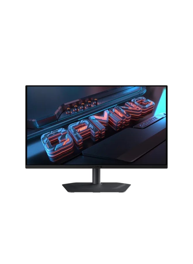 GIGABYTE MO27Q2A 27" QD-OLED Gaming Monitor, QHD 2560×1440, 280Hz Refresh, 0.03ms Response, HDR Peak 1000 / DisplayHDR True Black 400, AMD FreeSync Premium Pro & G-Sync Compatible, AI OLED Care, USB-C, Dual HDMI 2.1, DisplayPort 1.4, KVM, Ergonomic Stand Black - Image 1