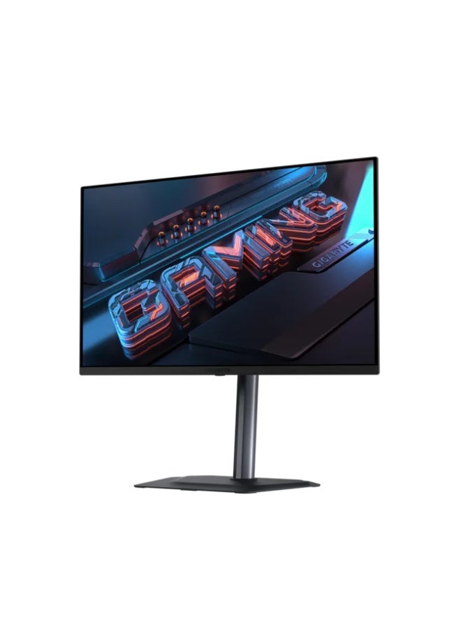 GIGABYTE MO27Q2A 27" QD-OLED Gaming Monitor, QHD 2560×1440, 280Hz Refresh, 0.03ms Response, HDR Peak 1000 / DisplayHDR True Black 400, AMD FreeSync Premium Pro & G-Sync Compatible, AI OLED Care, USB-C, Dual HDMI 2.1, DisplayPort 1.4, KVM, Ergonomic Stand Black - Image 2