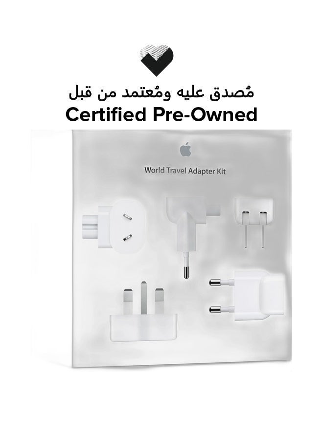 Apple Certified Pre Owned - Apple World Travel Adapter Kit WHITE - Image 1