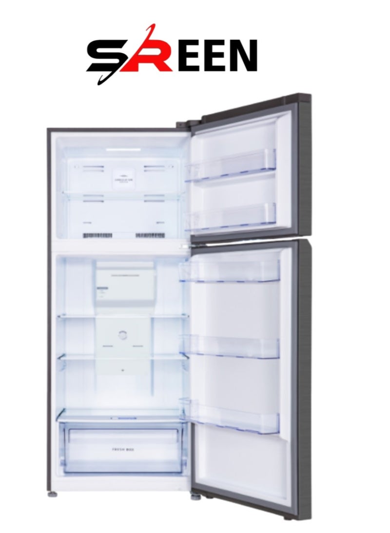 سرين ثلاجة مزدوجة الباب 422 لتر بدون صقيع موفرة للطاقة - Image 2