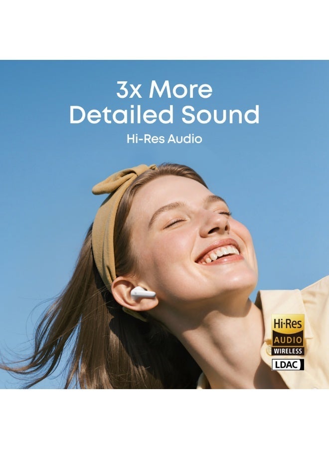 R60i NC True Wireless Earbuds with Adaptive ANC, Hi-Res LDAC, 50H Playtime, AI Clear Calls, IP55, Fast Charging, Blue Blue - view 5