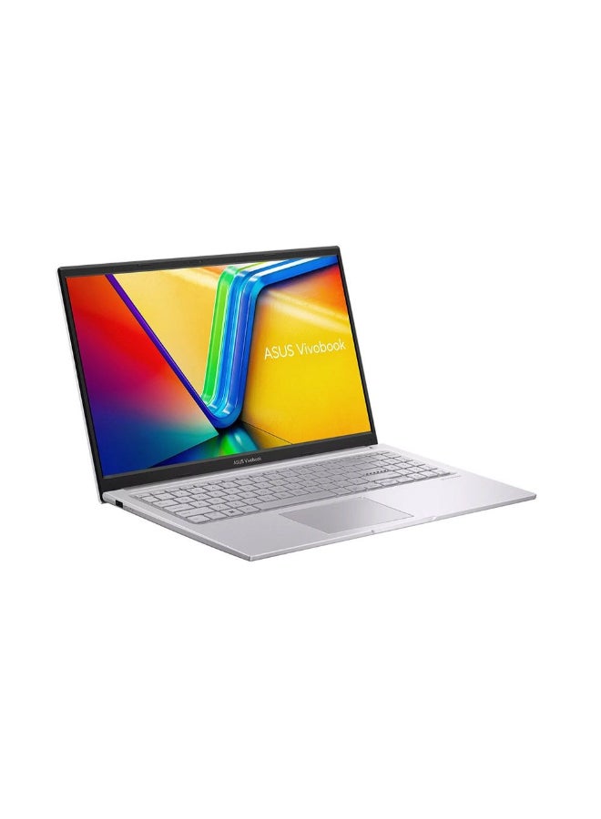 أسوس لابتوب Vivobook 15 X1504VA -BQ3093 بشاشة 15.6 بوصة عالية الدقة بالكامل (1920×1080)، معالج Intel Core 5 120U، ذاكرة وصول عشوائي 16 جيجابايت DDR5، قرص صلب SSD سعة 512 جيجابايت، معالج رسومات Intel، نظام التشغيل Windows 11 Home، يدعم اللغتين الإنجليزية والعربية، لون فضي الإنجليزية/العربية - Image 3