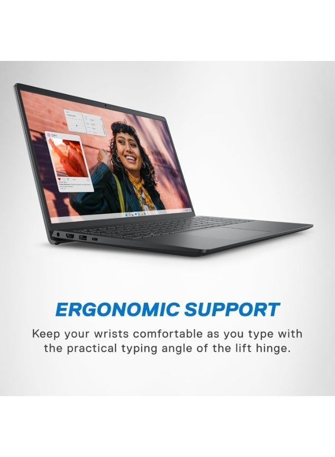 ديل Inspiron 3530 Laptop - 15.6-inch FHD (1920x1080) Display, Intel Core i3-1305U Processor, 16GB DDR4 RAM, 1TB SSD, Intel UHD Graphics, Windows 11 Home -(Upgraded) English Carbon Black - Image 5