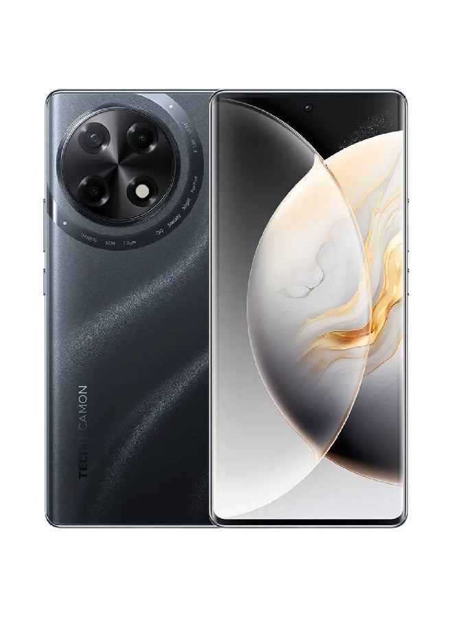 تكنو Camon 30 Pro Dual SIM Iceland Basaltic Dark 8GB RAM 512GB 5G - International Version - Image 3