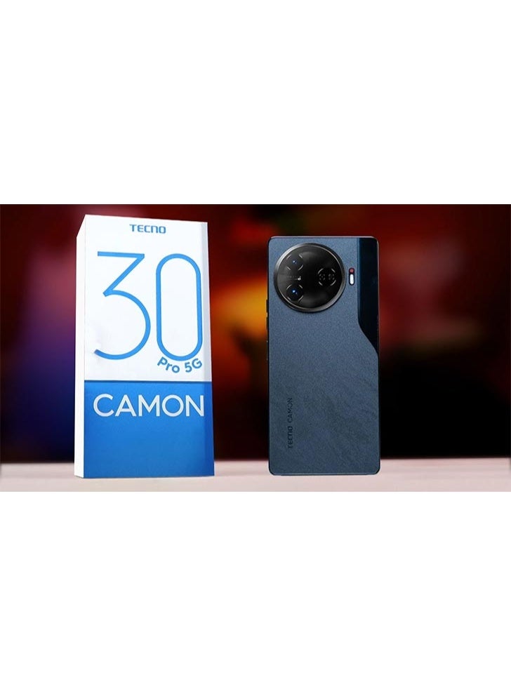 تكنو Camon 30 Pro Dual SIM Iceland Basaltic Dark 8GB RAM 512GB 5G - International Version - Image 1