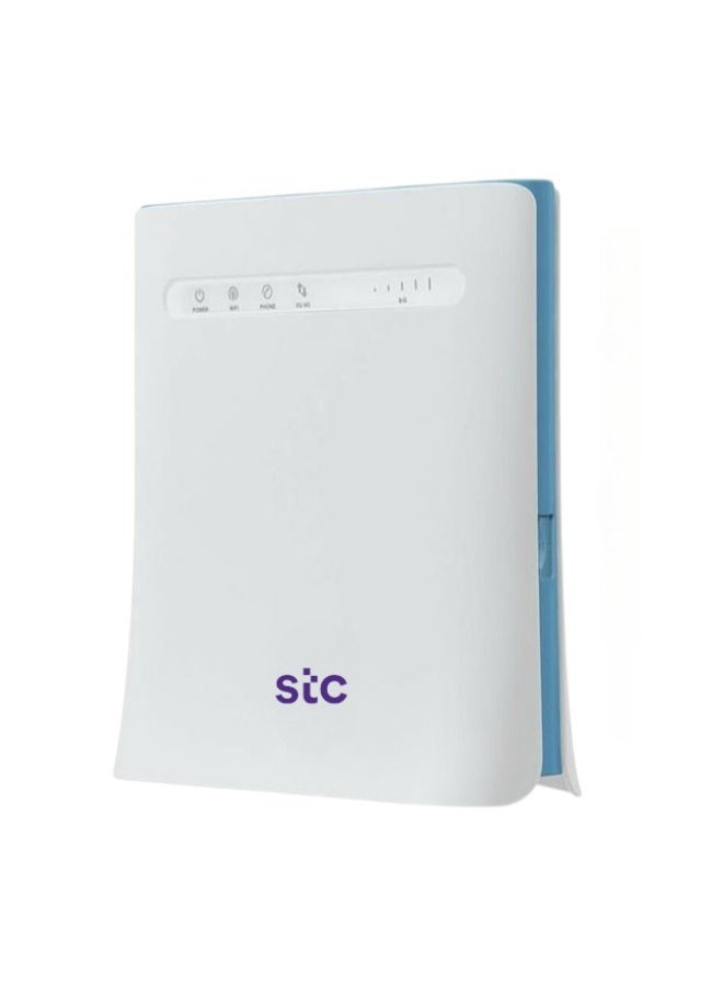 اس تي سي ZTE - 4G LTE CAT6 - تحميل يصل إلى 300 ميجابت في الثانية / رفع يصل إلى 50 ميجابت في الثانية - اتصال - حتى 64 مستخدم - 2× هوائيات خارجية - يدعم شبكة STC فقط - MF286C - Image 1