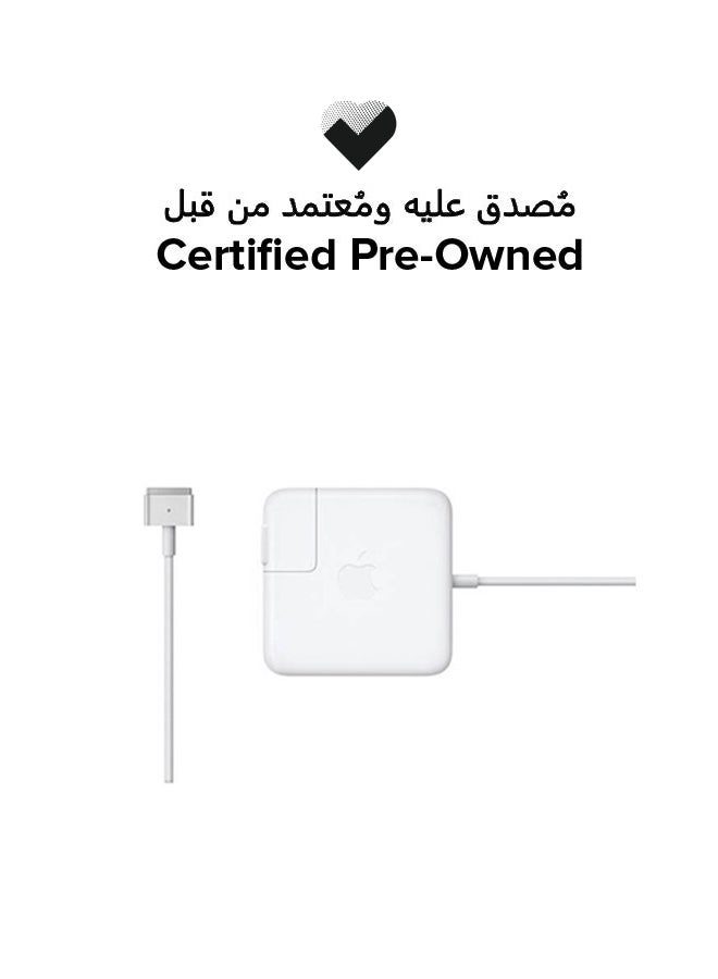 Apple Certified Pre Owned - 60W Magsafe 2 Power Adapter Macbook Pro With 13-Inch Retina Display White white - Image 1