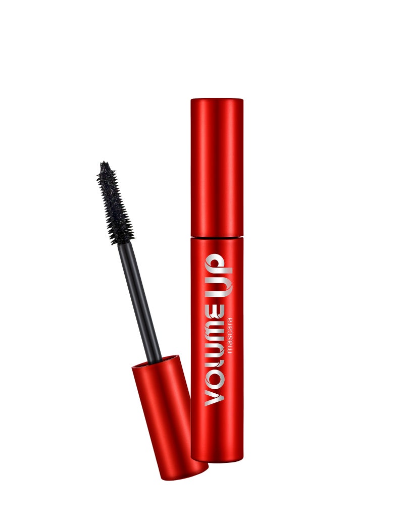 فلورمار Flormar Volume Up Mascara – 000 Black, Silicone Brush, Intense Black Pigments, Volume & Lifting Effect, Buildable Wear Black - Image 1