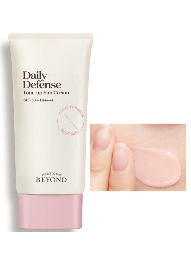Beyond Daily Defense Toneup Sun Cream 50 Light beige