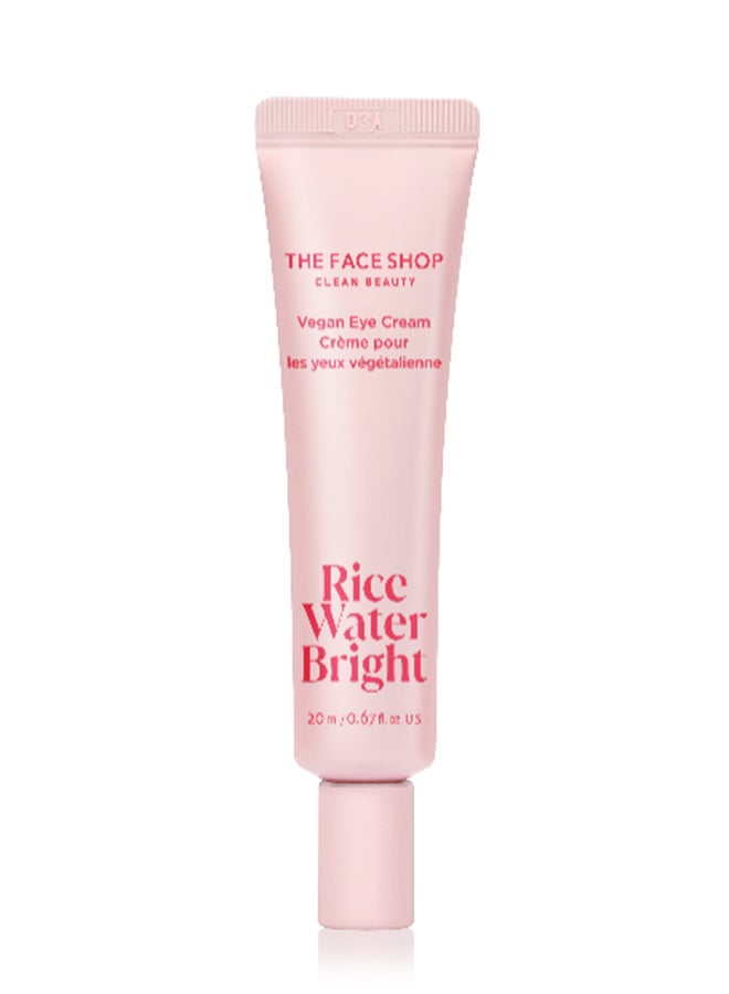 Rice Water Bright Vegan Eye Cream Clear