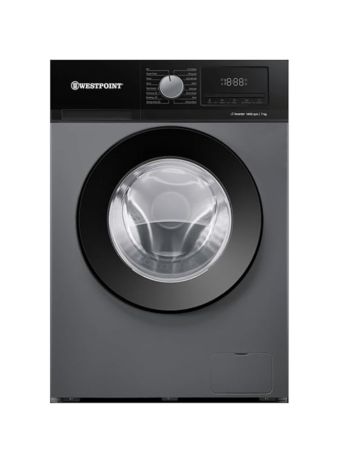 Westpoint Front Load Washer WMT-714A25S 7 kg WMT-714A25S silver - Image 2