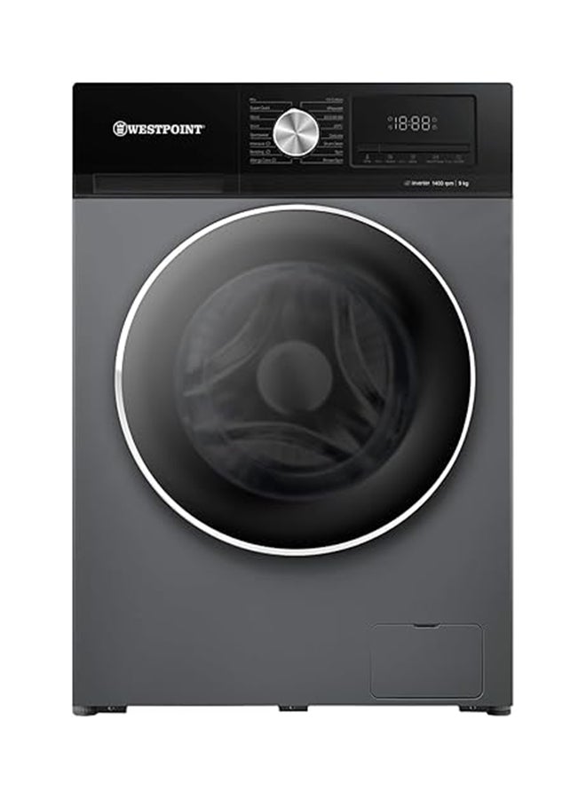 Westpoint Front Load Washer WMT-914A25DS 9 kg WMT-914A25DS silver - Image 1